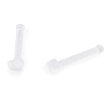 Heart Bioflex Clear UV Acrylic Nose Stud Piercing Retainer